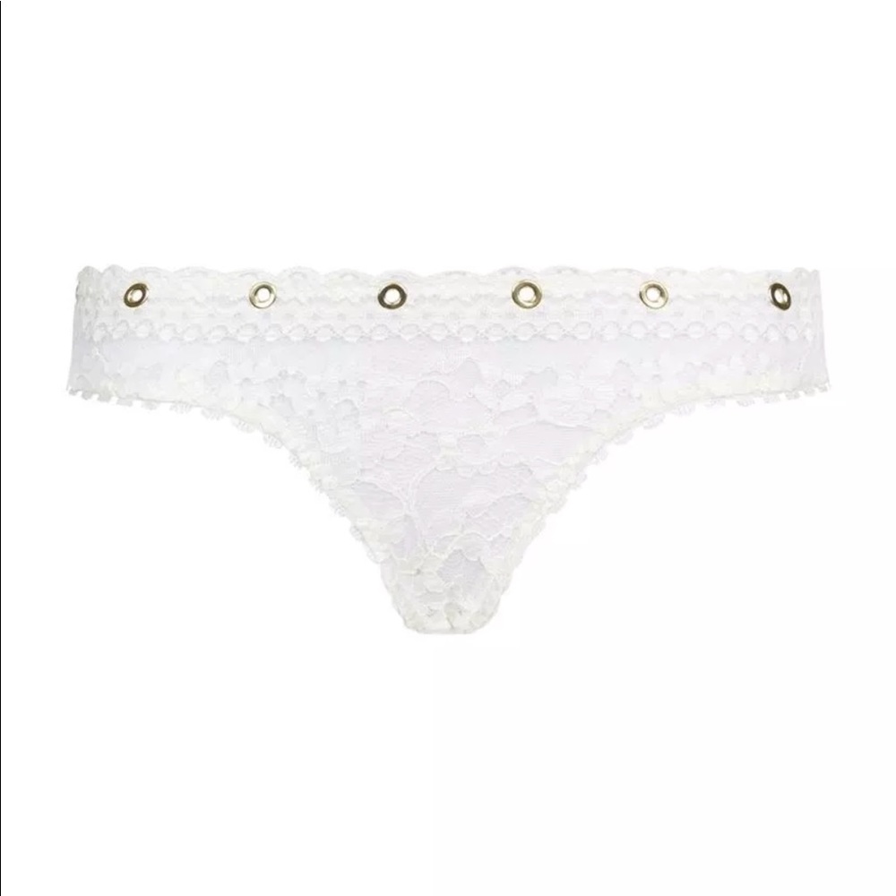 NWT AGENT PROVOCATEUR STEVIE IVORY BRIEF SIZE S&M - Picture 3 of 5